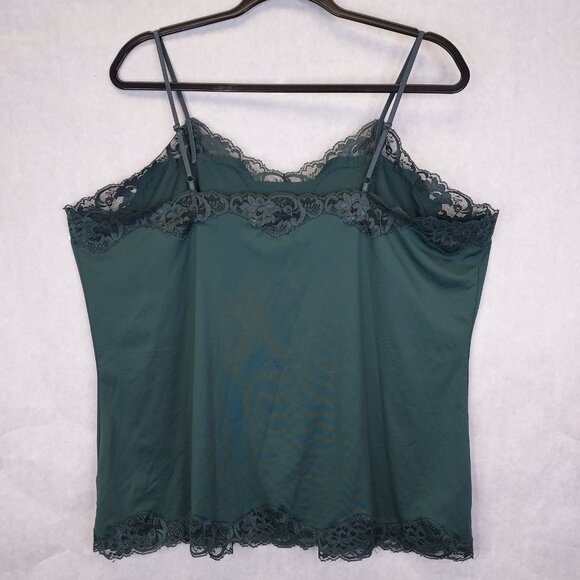 Ricki's Y2K Lace Trim Babydoll Camisole Tank Top XXL Stretch Fairy Dainty Preppy - Picture 7 of 13